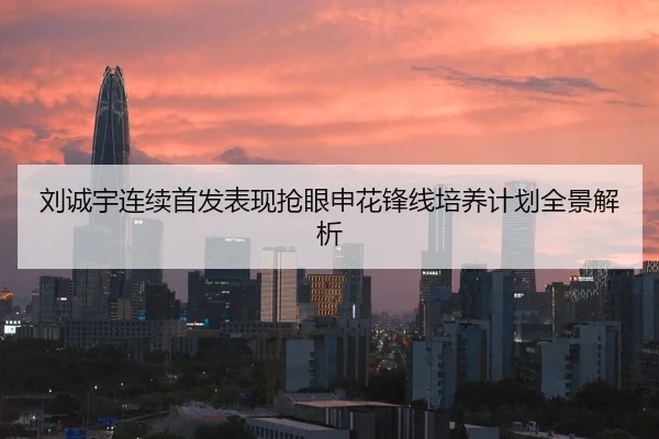 刘诚宇连续首发表现抢眼申花锋线培养计划全景解析